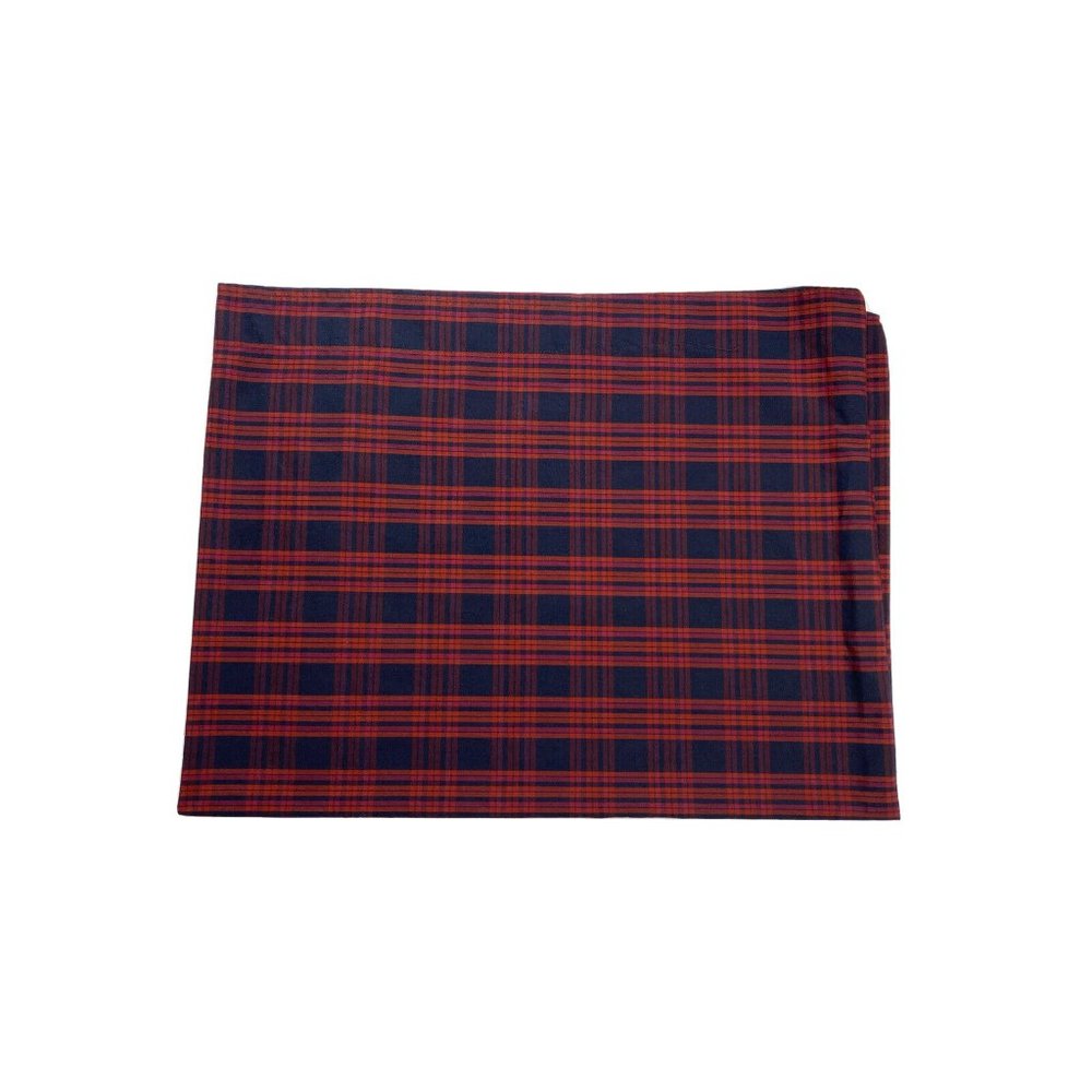 Custom XL Pillowcase Cushion Cover Tartan Plaid Red Pink Navy Blue Body Vintage